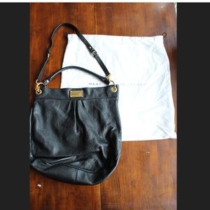 Marc by Marc Jacobs black leather hobo
